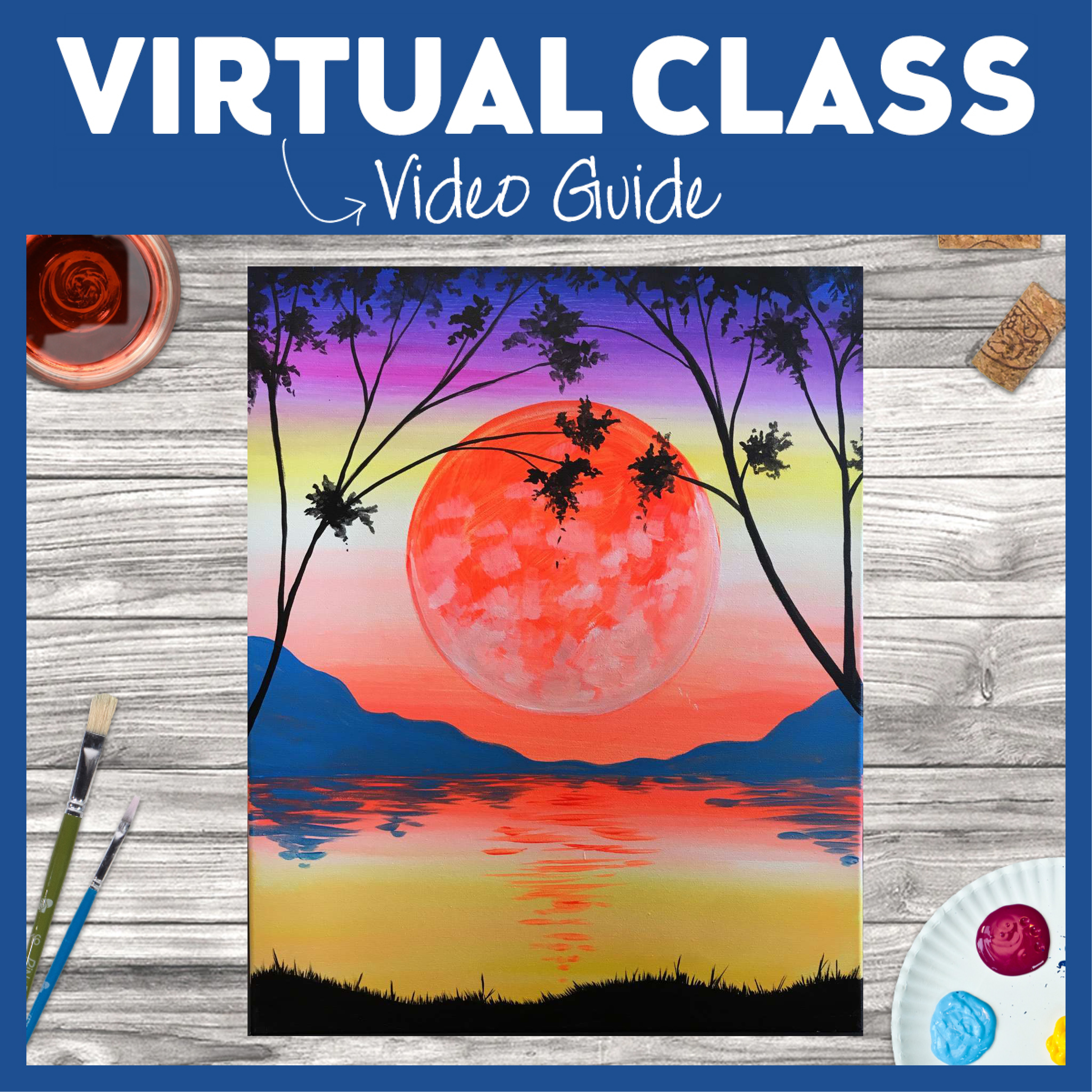 Pre-recorded virtual event. Supplies included option